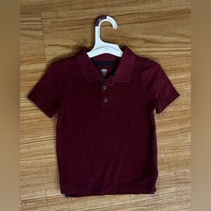 OLD NAVY | Toddler Boys Collared Shirt | Maroon | Size 3T | EUC practically new|